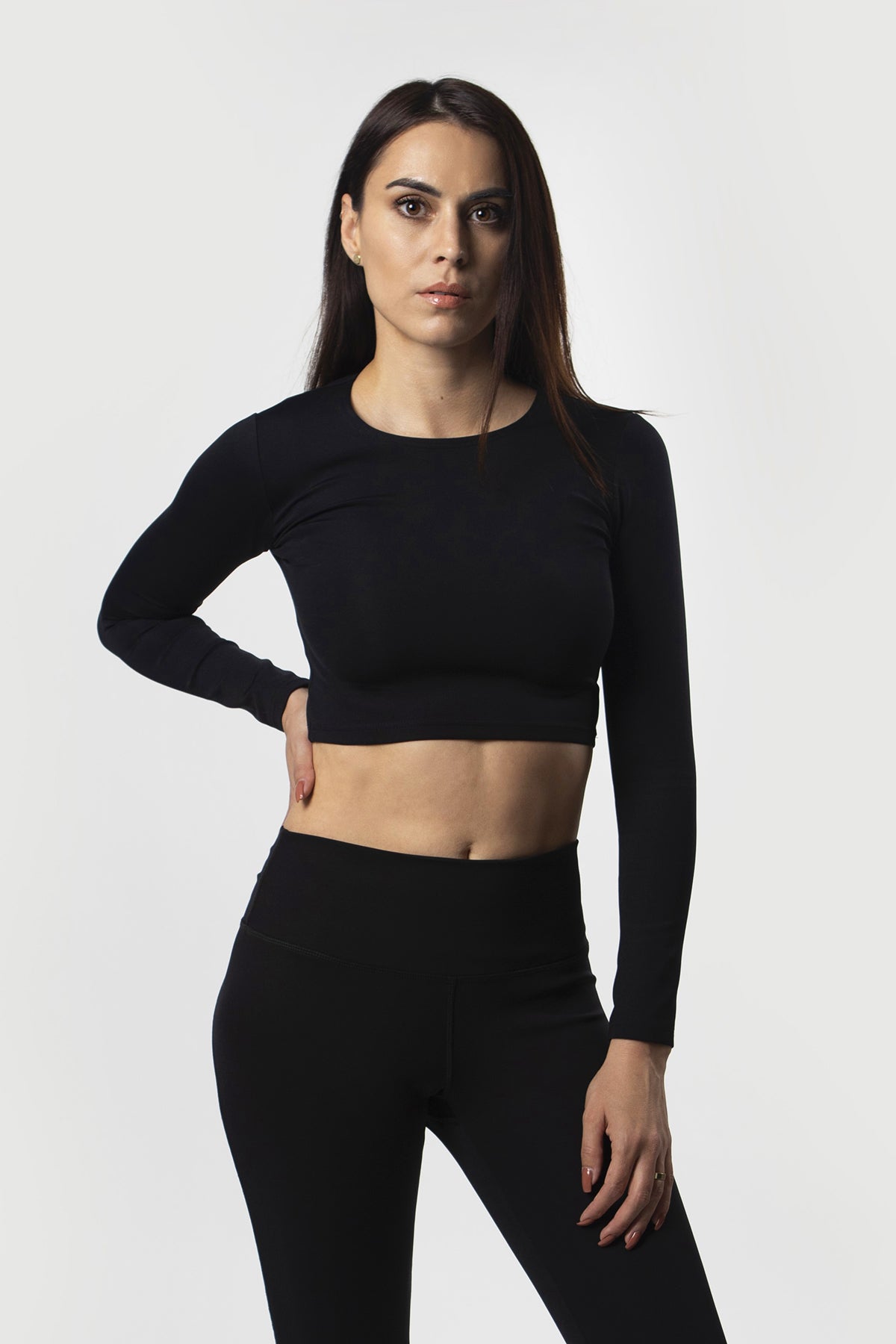 LONG SLEEVE CROP TOP